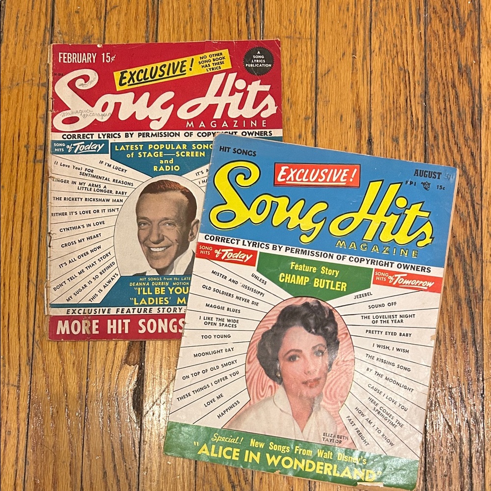 Song Hits Magazine Set from 1947 & 1951